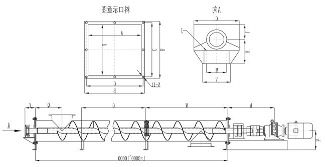 LS型、GX型螺旋输送机